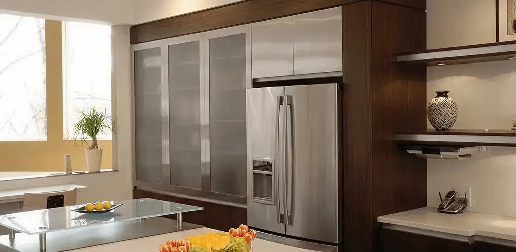 Cabinet door replacement and modern kitchen cabinet upgrade in Naperville, IL